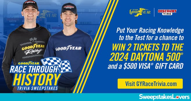 Goodyear Race Through History Trivia Sweepstakes 2023