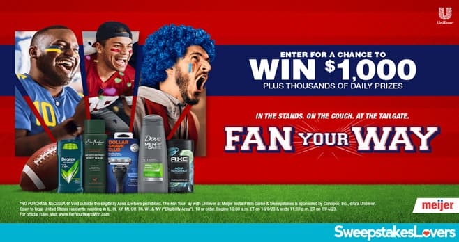 Meijer Fan Your Way Instant Win Game & Sweepstakes 2023