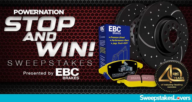 Powernation TV & EBC Brakes Stop And Win Sweepstakes 2023