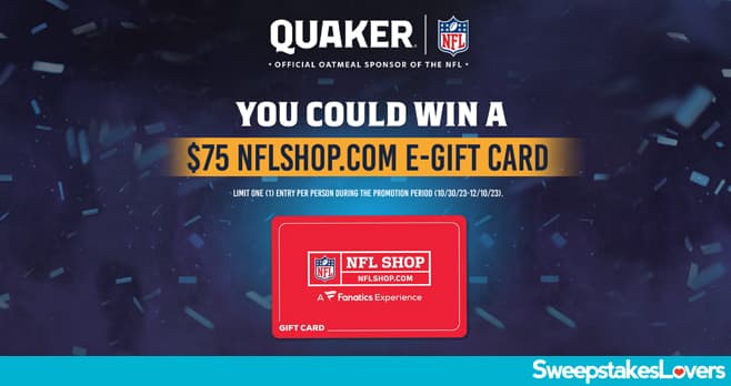 Quaker Football Fan Sweepstakes 2023