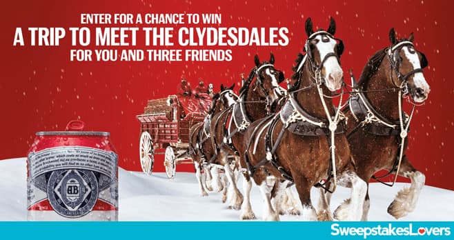 Budweiser Holiday Sweepstakes 2023