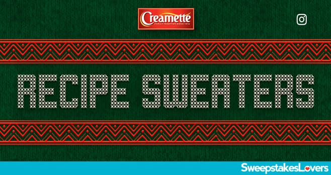 Creamette Pasta Recipe Sweater Sweepstakes 2023