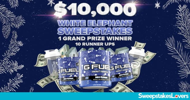 G FUEL $10k White Elephant Sweepstakes 2023