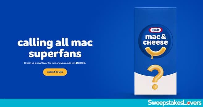 Kraft Mac And Cheese Super Fans Sweepstakes 2023