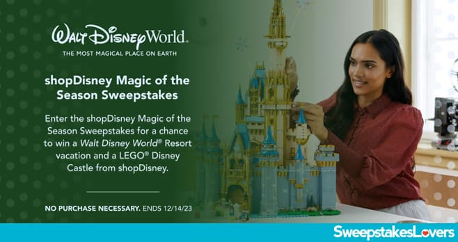 shopDisney Magic Of The Season Sweepstakes 2023