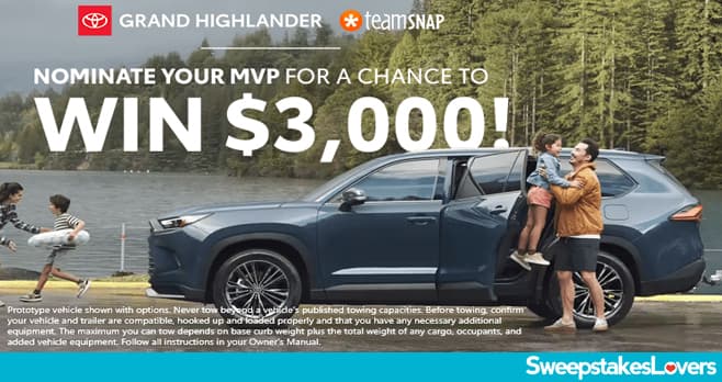 Toyota Grand Highlander Grand Slam Moments Sweepstakes 2023