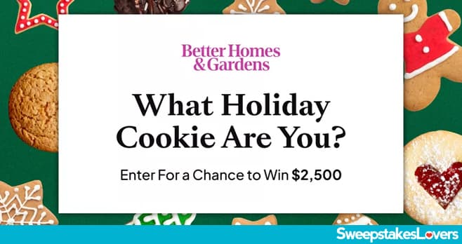 BHG What Holiday Cookie Are You Sweepstakes 2023