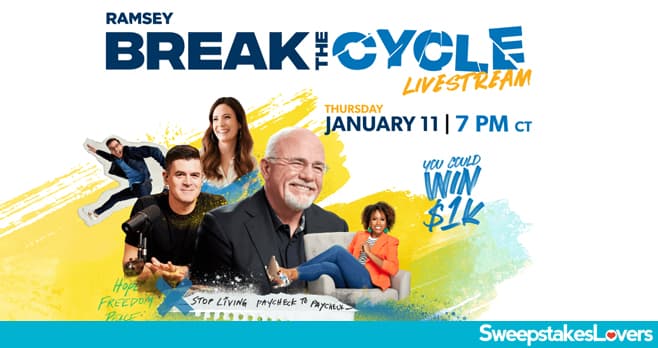Dave Ramsey Break The Cycle Livestream Giveaway 2024