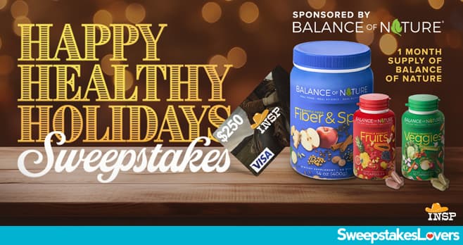 INSP.com Happy Healthy Holidays Sweepstakes 2024
