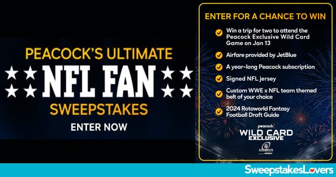 NBC Peacock Ultimate NFL Fan Sweepstakes 2023