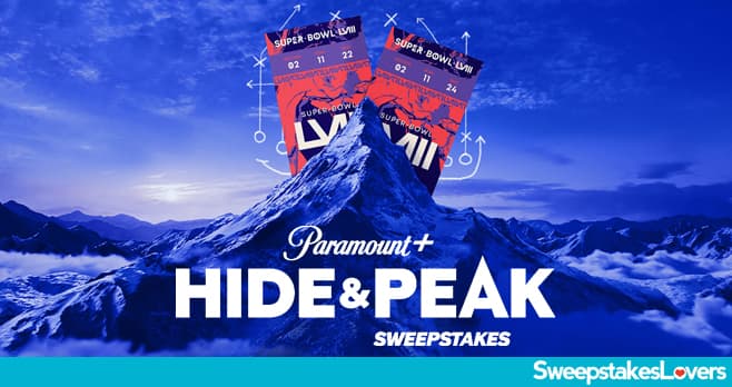 Paramount Plus Hide And Peek Sweepstakes 2024