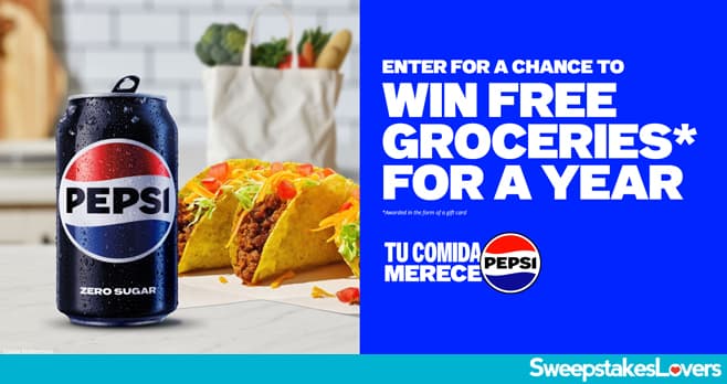 Pepsi Free Groceries For A Year Sweepstakes 2026