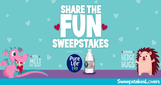 Chuck E. Cheese and Pure Life Share The Fun Sweepstakes 2024