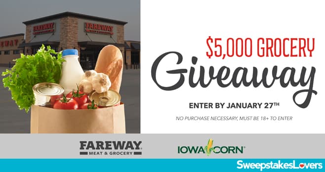 Fareway.com $5,000 Grocery Giveaway Sweepstakes 2024