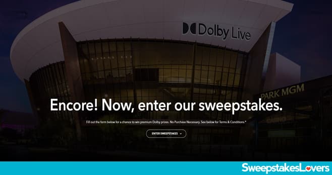 Jennifer Lopez Love More In Dolby Sweepstakes 2024