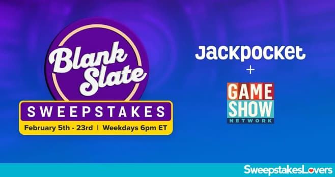 GSN Blank Slate Sweepstakes 2024