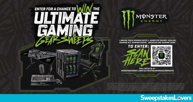 Monster Energy Ultimate Gaming Gear Package Sweepstakes 2024