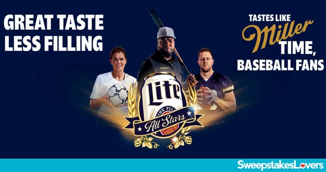 Miller Lite Baseball All Stars Instant Win Game & Sweepstakes 2024