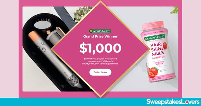 Nature's Bounty Women Shine Daily Challenge Sweepstakes 2024