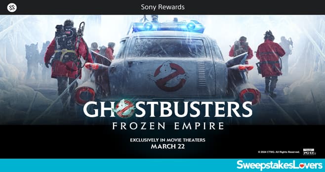Sony Ghostbusters Frozen Empire Sweepstakes & Instant Win Game 2024
