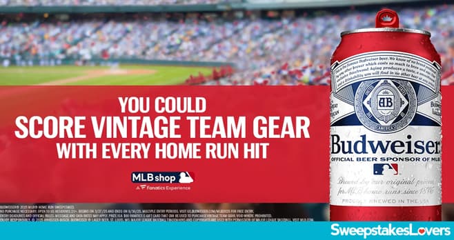 Budweiser MLB Home Run Sweepstakes 2025