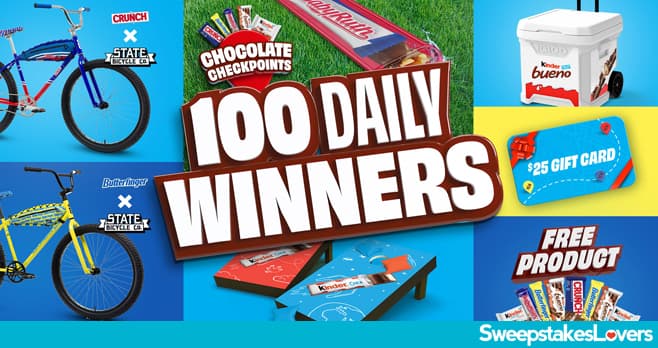 Chase The Chocolate Checkpoints Instant Win Game 2024