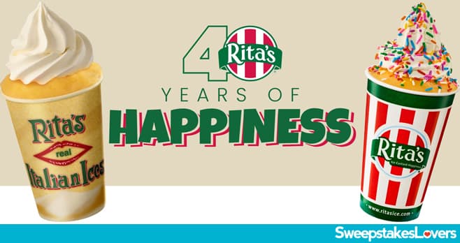 Rita's 40th Birthday Sweepstakes 2024