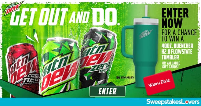 Winn-Dixie Mtn Dew Outdoors Sweepstakes 2024