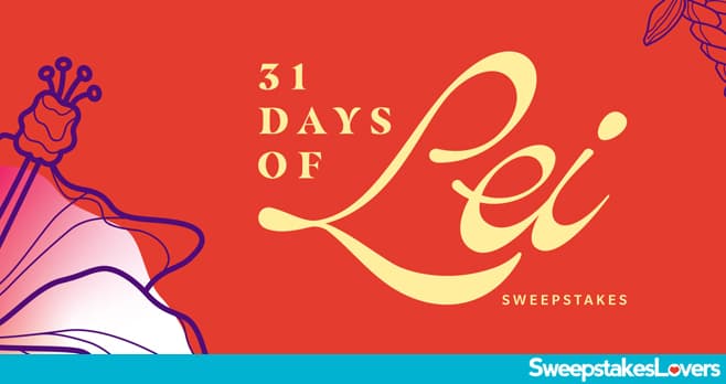 Hawaiian Airlines 31 Days of Lei Sweepstakes 2024