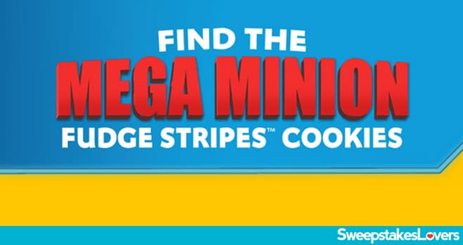 Keebler Find the Mega Minion Fudge Stripes Cookies Sweepstakes 2024