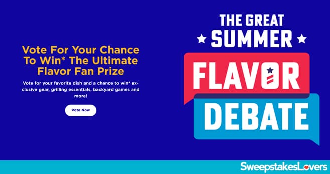 Kraft Heinz Flavor Debate Sweepstakes 2024