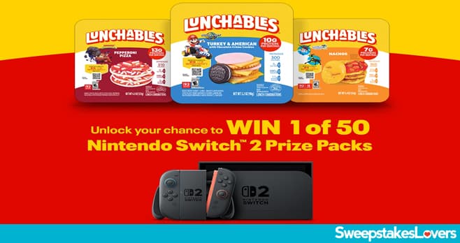 Lunchables Nintendo Switch Sweepstakes 2026 (Lunchables.com/NintendoSwitch2)