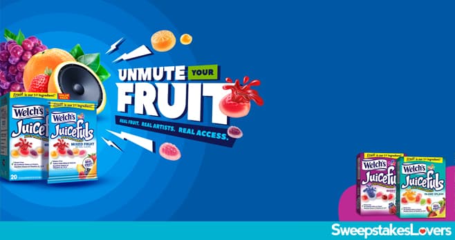 Welch's Juicefuls Unmute Your Fruit Sweepstakes 2024