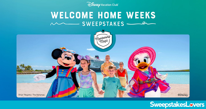 Disney Vacation Club Welcome Home Weeks Sweepstakes 2025