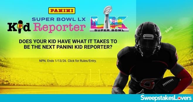 Panini Kid Reporter Sweepstakes 2025 (PaniniKidReporter.com)