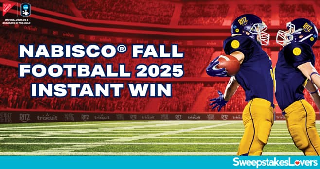 Nabisco Fall Football Instant Win Game 2025 (NabiscoFallFootball.com)