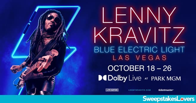 SiriusXM Lenny Kravitz: Blue Electric Light Las Vegas Sweepstakes 2024