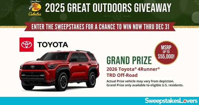Bass Pro Shops Great Outdoors Giveaway 2025