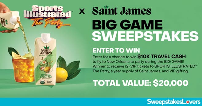Saint James x Sports Illustrated Big Game Sweepstakes 2025