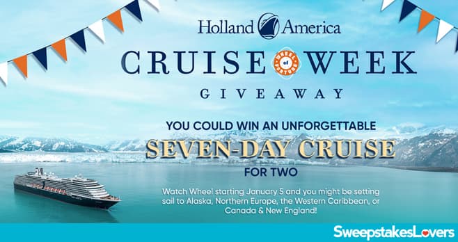 Wheel Of Fortune Holland America Cruise Week Giveaway 2026
