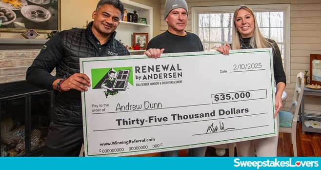 Renewal by Andersen Renew Your Home Sweepstakes 2026