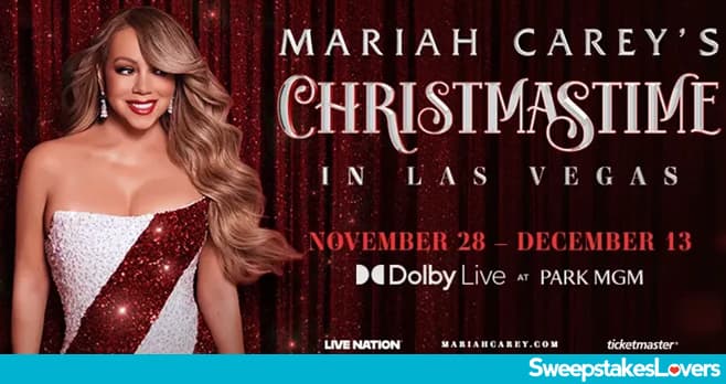 SiriusXM Mariah Carey Sweepstakes 2025 (SiriusXM.com/MariahChristmasTime)