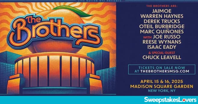 SiriusXM The Brothers At MSG Sweepstakes 2025