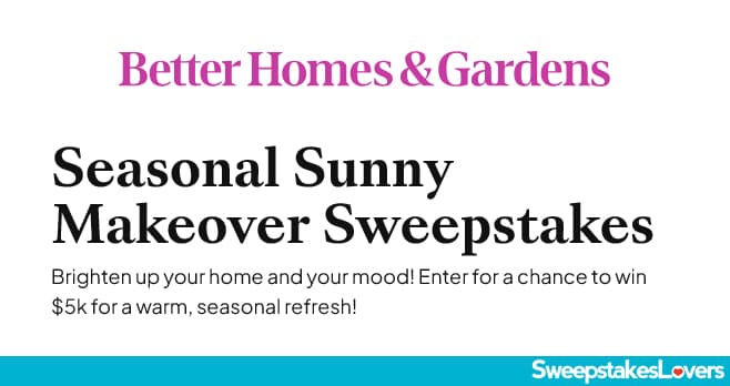 BHG $5K Spring Sweepstakes 2025