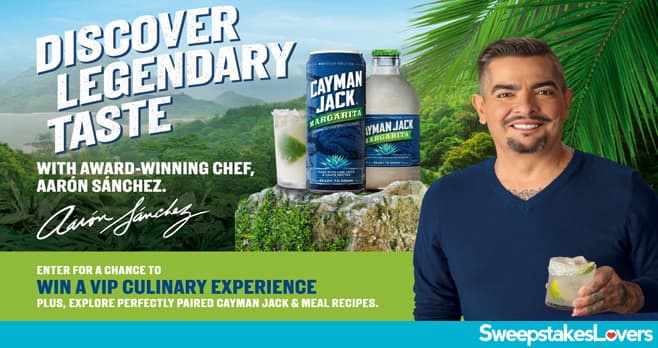 Cayman Jack Discover Legendary Taste Sweepstakes 2025