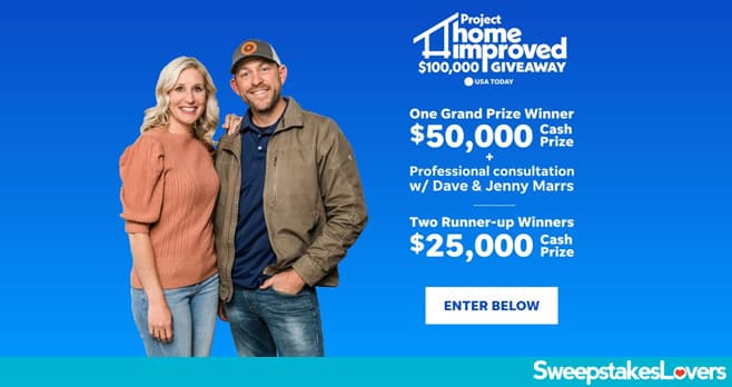 USA Today Project Home Improved $100,000 Giveaway 2025