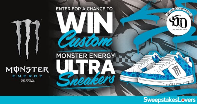 Monster Energy Ultra SD Custom Sneakers Sweepstakes 2025