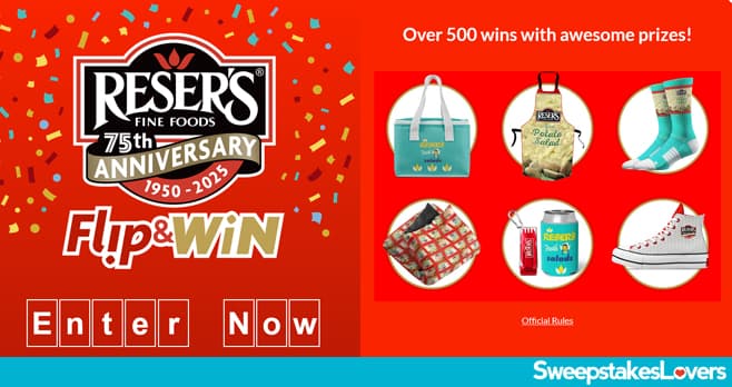 Reser's Flip & Win Instant Win Game 2025
