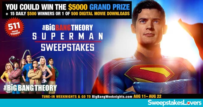Big Bang Theory Sweepstakes 2025 (BigBangTheoryWeeknights.com)