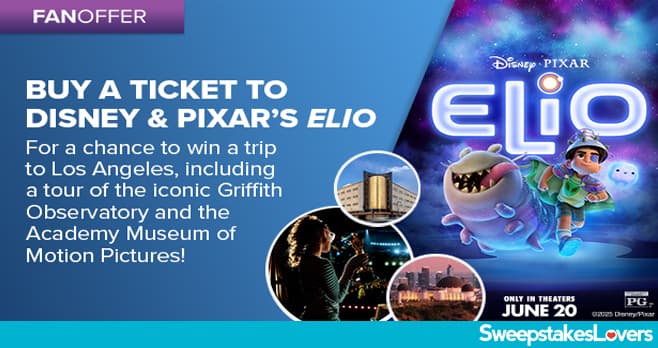 Fandango Elio See The Stars Sweepstakes 2025